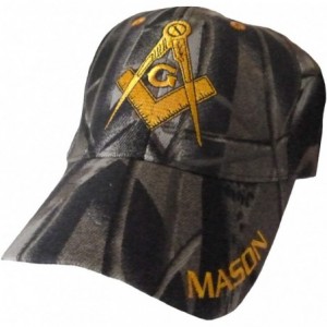 Baseball Caps Mason Hat Masonic Logo Baseball Cap with Bumper Sticker Freemason Headwear - Camouflage - CM11XRKQNWV $31.45