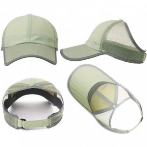 Baseball Caps Women Ponytail Baseball Bun Hat Cotton/Nylon/Mesh Quality Low Profile Adjustable - 00701_olive Green - CG18R7Z9...