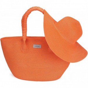 Sun Hats Marino Best Beach Tote Women - Orange - CC182OORI67 $110.93