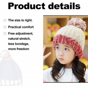Skullies & Beanies Women Winter Knit Beanie- Thickened Windproof Hat- Warm Lining Trendy Warm Cap - Khaki - C718AUT72TK $23.33