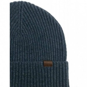 Skullies & Beanies Merino Wool Skull Beanie Men Daily Warm Soft Winter Hat 100% Merino Wool Knit Cuff Beanie Watch Cap Fisher...