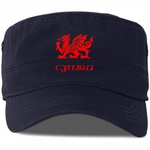 Baseball Caps Wales Welsh Dragon Yard Flag Cotton Newsboy Military Flat Top Cap- Unisex Adjustable Army Washed Cadet Cap - Na...