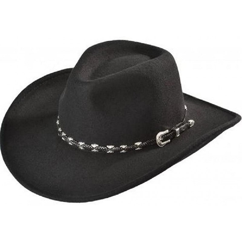 Cowboy Hats Wallaby Hat Black - CH115CQAXMD $98.21