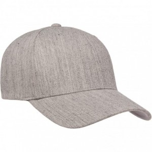 Baseball Caps Men's Wool Blend Hat - Heather - C318E4Q4EIS $28.44