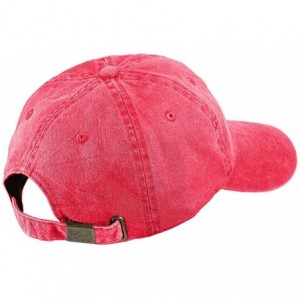 Baseball Caps New Hampshire State Embroidered Low Profile Adjustable Cotton Cap - Red - CJ12IZJX5G5 $34.71