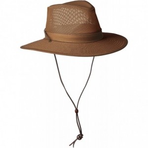 Sun Hats Aussie Breezer 5310 Cotton Mesh Hat - 82 Earth - CT112IMH9NV $92.95
