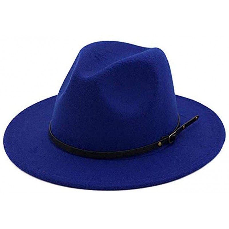 Hat Set-Head Decor Vintage Solid Color Felt Wide Brim Bowler Fedora Hat ...