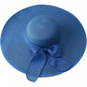 Sun Hats Personalized Beach Floppy Hat Wide Brim Straw Roll Up Hat Foldable Cap Wedding Monogram Bridesmaid Gift - CZ18RW054U...