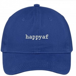 Baseball Caps Happyaf Embroidered 100% Cotton Adjustable Cap - Royal - CG12IZKBKH5 $33.04