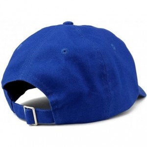 Baseball Caps Happyaf Embroidered 100% Cotton Adjustable Cap - Royal - CG12IZKBKH5 $32.17