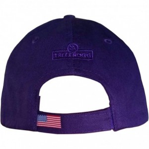 Baseball Caps MAGA Hat - Trump Cap - Usa-made Structured Purple/Rwb Maga - C418S0SQH55 $41.94