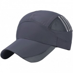 Baseball Caps Unisex Summer Running Cap Quick Dry Mesh Outdoor Sun Hat Stripes Lightweight Breathable Soft Sports Cap - CA18D...