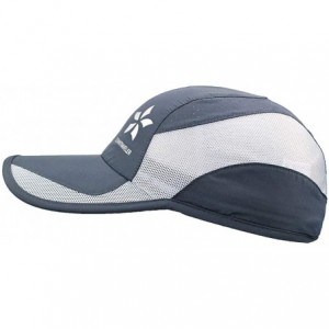 Baseball Caps Quick Dry Cap Running Hats Lightweight Breathable Soft Adjustable Outdoor Sports Hat for Men- Women - Dark Gray...
