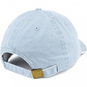 Baseball Caps Made in 1929 Embroidered 91st Birthday Washed Baseball Cap - Light Blue - CX18C7HAS4I $35.93