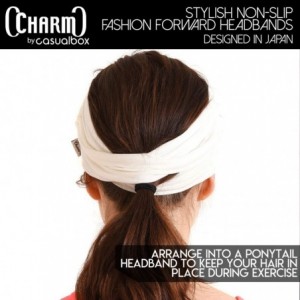 Headbands Mens Womens Elastic Bandana Headband Japanese Long Hair Dreads Head Wrap - White - CR118R802GB $32.09