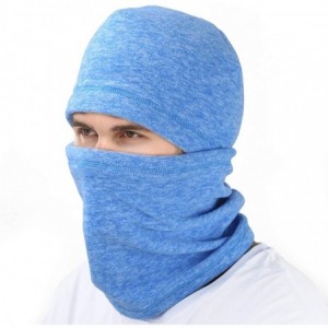 Balaclavas Ski Cloth Mask- Winter Balaclava Ski Face Mask for Men & Women Winterproof Bandana for Outdoor Sports - Blue - C01...