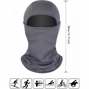 Balaclavas 3 Pieces Summer Balaclava Sun Protection Face Mask Breathable Long Neck Cover for Men Usage - CX18LR3IHLY $28.88
