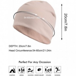 Skullies & Beanies Warm Beanie Hat Soft Skull Cap Stretchy Helmet Liners Unisex Various Styles - Orange 08 - C318Y36OSDS $17.93