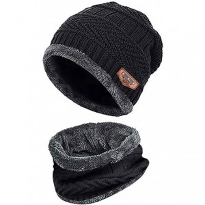 Skullies & Beanies Unisex Beanie Skull Cap Circle Neck Warmer Gifts Comfortable Soft Slouchy Warm Scarf and Hat - CG1933L2OZM...