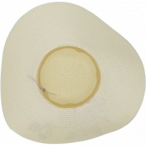 Sun Hats Sun Hats for Women- Woven Floppy Beach Woven Summer Spring Straw Hat - C318E63ZTGE $44.48