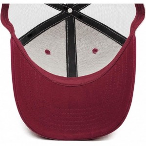 Baseball Caps Mens Printed FedEx-Ground-Express-Violet-Green-Logo-Symbol-Adjustable Sun Cap - Maroon-10 - C618QA50I0R $31.61