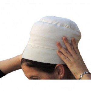 Headbands Tichel Mousse Volumizer & Anti Slip Headband Headcovering Headscarf One Size White - White - C2129WYJ6HJ $110.99
