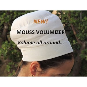 Headbands Tichel Mousse Volumizer & Anti Slip Headband Headcovering Headscarf One Size White - White - C2129WYJ6HJ $94.41