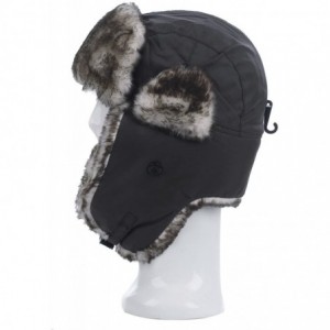 Bomber Hats Winter Warm Faux Fur Trapper Ski Snowboard Hunter Hat - Diff Colors - Grey - CO17YC79NYK $18.56