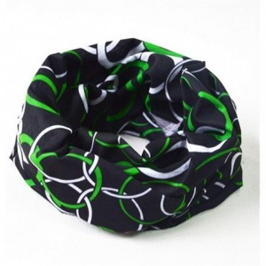 Balaclavas Seamless Face Mask Silk Fabric Headwear Headband Neck Gaiter Multifunctional - Blue & Black & White - CS197SMR4DQ ...