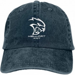 Baseball Caps Unisex Do-dge Hellcat SRT Baseball Cap Snapback Trucker Hat - Navy - CC18Y9UKS2A $32.11
