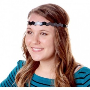 Headbands 3pk Girl's Adjustable Non Slip Animal Print Headband Multi Gift Pack (Leopard/Black/Zebra) - C311TOQEFCR $29.10