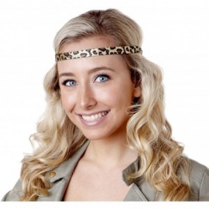 Headbands 3pk Girl's Adjustable Non Slip Animal Print Headband Multi Gift Pack (Leopard/Black/Zebra) - C311TOQEFCR $29.10