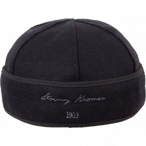 Newsboy Caps Original Kromer Cap - Winter Wool Hat with Earflap - Charcoal - CE115X20I4P $73.82