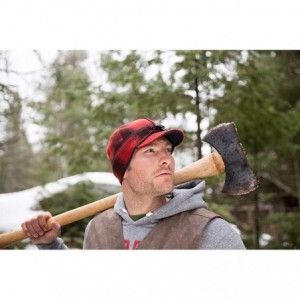 Newsboy Caps Original Kromer Cap - Winter Wool Hat with Earflap - Charcoal - CE115X20I4P $73.82