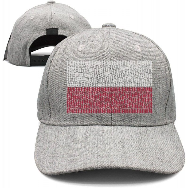 Baseball Caps Ammo Flag Woolen Peak Cap Snapback Hat Vintage Snapbacks - Grey6 - C318ESCLC06 $24.56