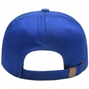 Baseball Caps Custom Embroidered Baseball Hat Personalized Adjustable Cowboy Cap Add Your Text - Blue - CC18HTQKGGU $31.00