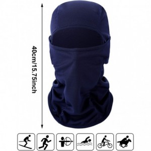 Balaclavas 6 Pieces Balaclava Face Mask Adjustable Windproof Ski Mask Breathable Long Neck Cover - CT18X5448MU $41.28