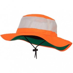 Sun Hats Big Size Safety Boonie Hat (for Big Head) - Neon Orange - CW12CDMTOX3 $68.52