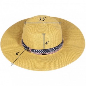 Sun Hats Beach Hats for Women - Wide Brim Summer Sun hat - Floppy Paper Straw UPF Sun Protection - Travel Outdoor Hiking - CV...