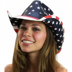 Baseball Caps USA American Flag Patriotic Cowboy Cowgirl Hat - CU12F78G0FZ $49.35