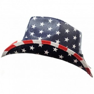 Baseball Caps USA American Flag Patriotic Cowboy Cowgirl Hat - CU12F78G0FZ $49.35