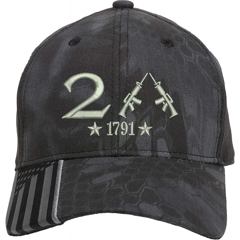 Baseball Caps Only 2nd Amendment 1791 AR15 Guns Right Freedom Embroidered One Size Fits All Structured Hats - CW19624T9UN $35.36