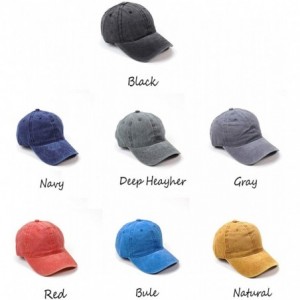 Baseball Caps Washed Dyed Adjustable Jeans Baseball Cap with Florida Georgia Line Logo for Men's & Women - Natural - C218XSX0...