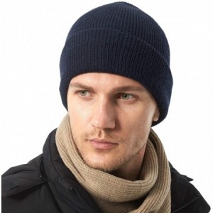 Skullies & Beanies Beanie Hat Warm Soft Winter Ski Knit Skull Cap for Men Women - Tc1wcdb-blue - CP18L8HN9CX $18.03
