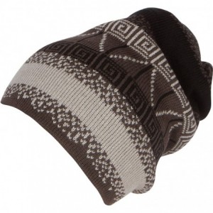 Skullies & Beanies Remi Slouchy Beanie Knit Hat Warm Simple and Classic - 1767-gray - CA186UHAU5E $22.08