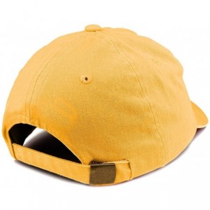 Baseball Caps EST 1980 Embroidered - 40th Birthday Gift Pigment Dyed Washed Cap - Mango - CO180QO9L08 $38.39