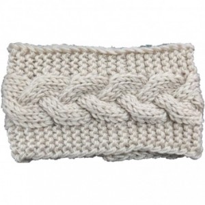 Headbands Winter Ear Headwrap Crochet Knitted Headband Hairband(n1266) - Beige - C8120P82MGN $22.83