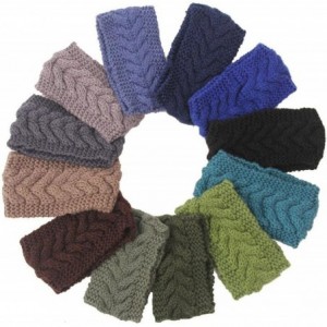 Headbands Winter Ear Headwrap Crochet Knitted Headband Hairband(n1266) - Beige - C8120P82MGN $19.49