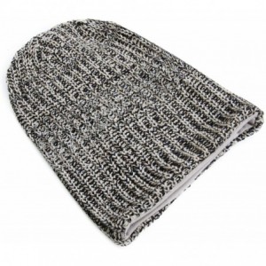 Skullies & Beanies Unisex Adult Winter Warm Slouch Beanie Long Baggy Skull Cap Stretchy Knit Hat Oversized - Khaki - CI1291B7...