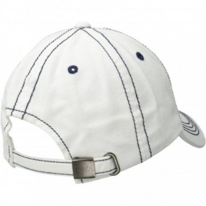 Baseball Caps Men's 3D Embroidery Hat - White - CQ11K8JGXUV $49.12